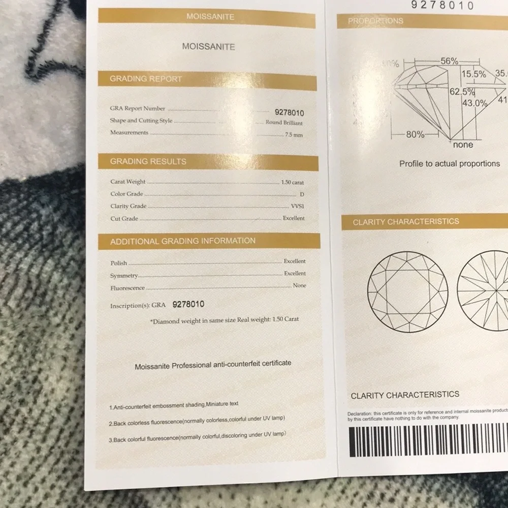 Grade D Moissanite - Picture 4 of 10